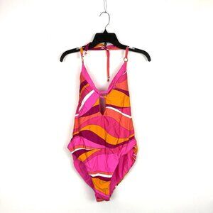 Trina Turk Women’s Pink/Orange One Piece Swimsuit Size 12